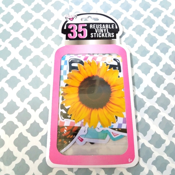Fashion Angels 35 Reusable Vinyl Stickers New - Picture 1 of 5